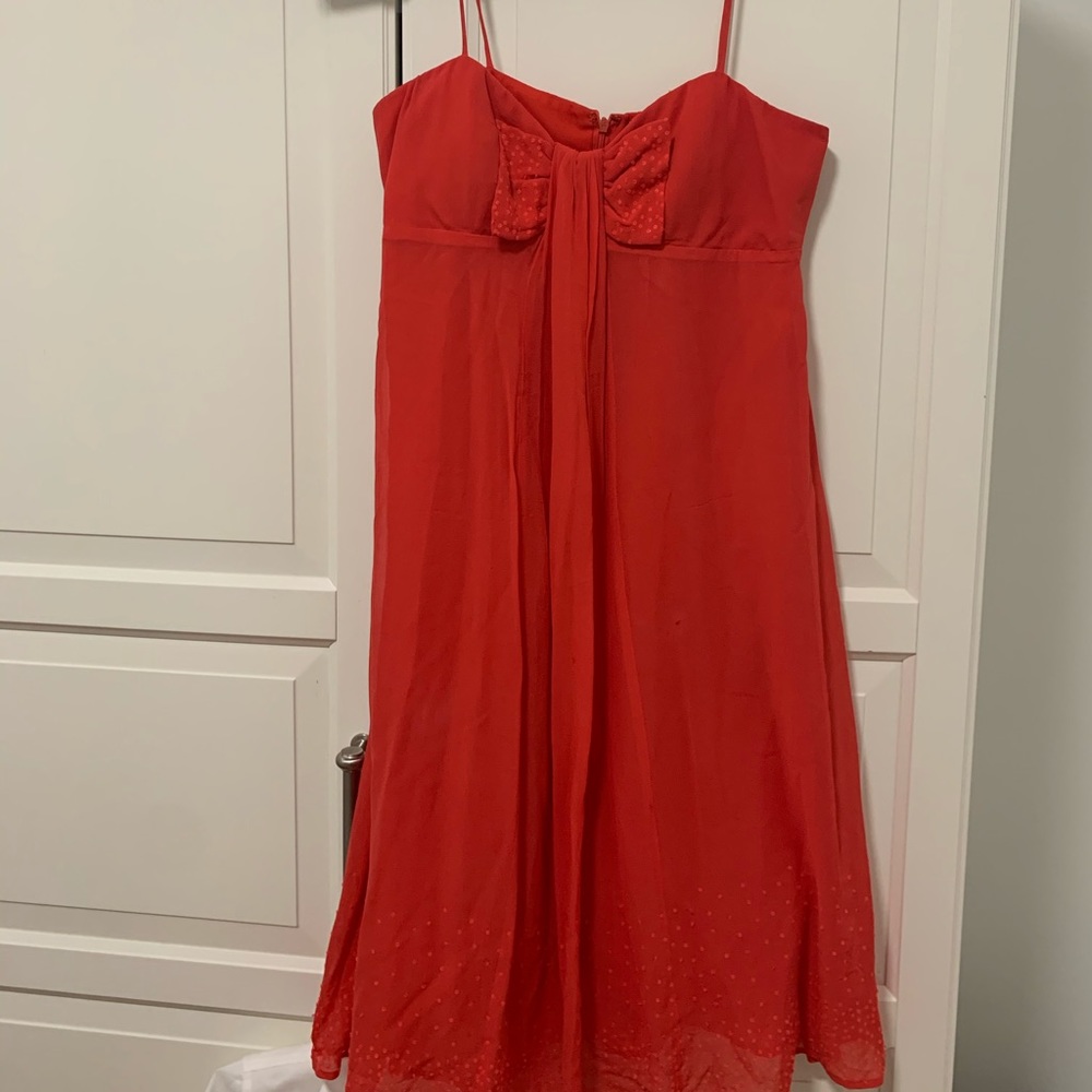 Coral dress